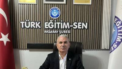 Türk Eğitim-Sen Aksaray Şube Başkanı Ali Toprak, emeklilik koşullarının iyileştirilmemesi