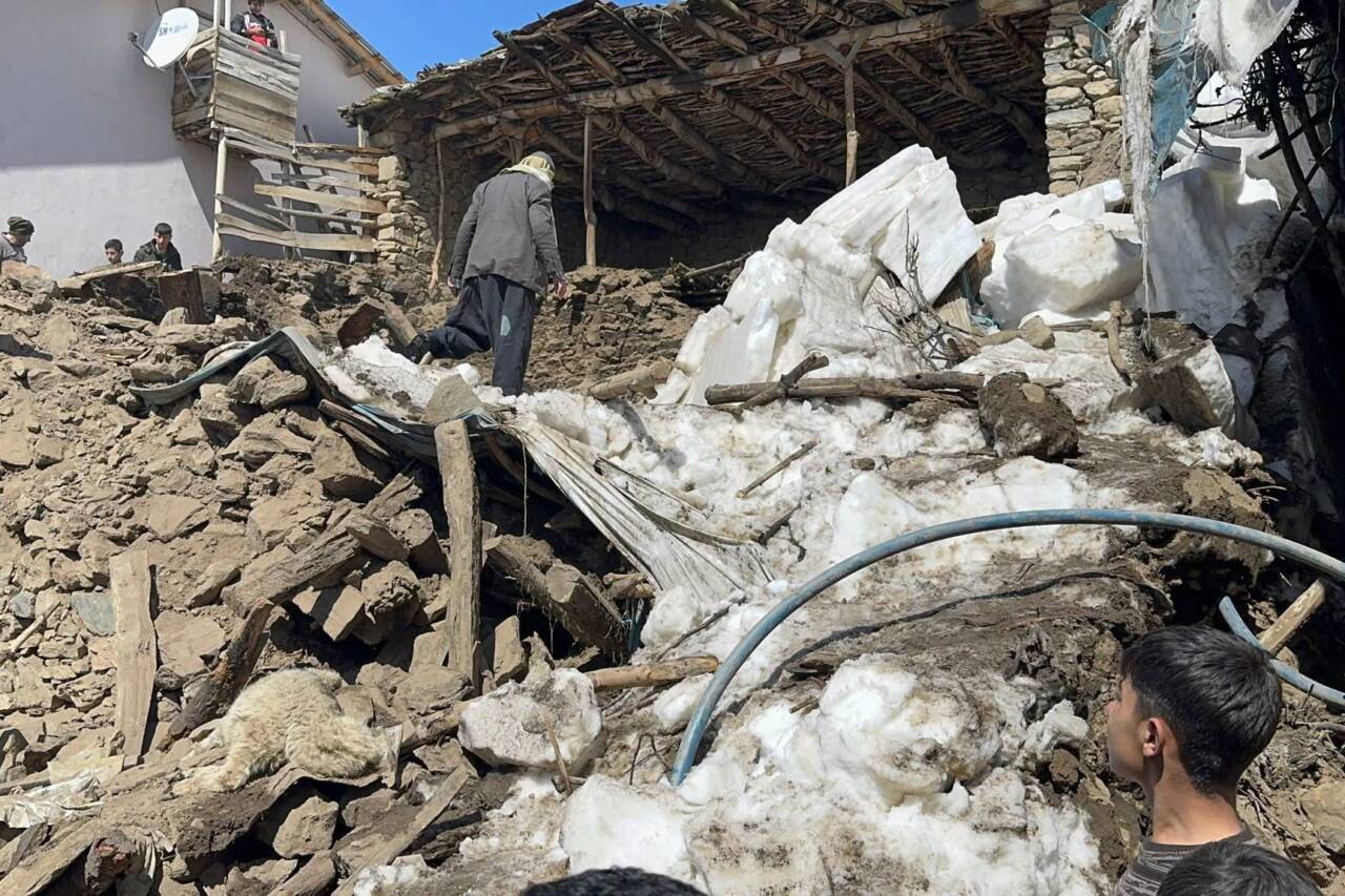 Van’ın Çatak ilçesinde ahır çökmesi sonucu 50 kuzu göçük altında