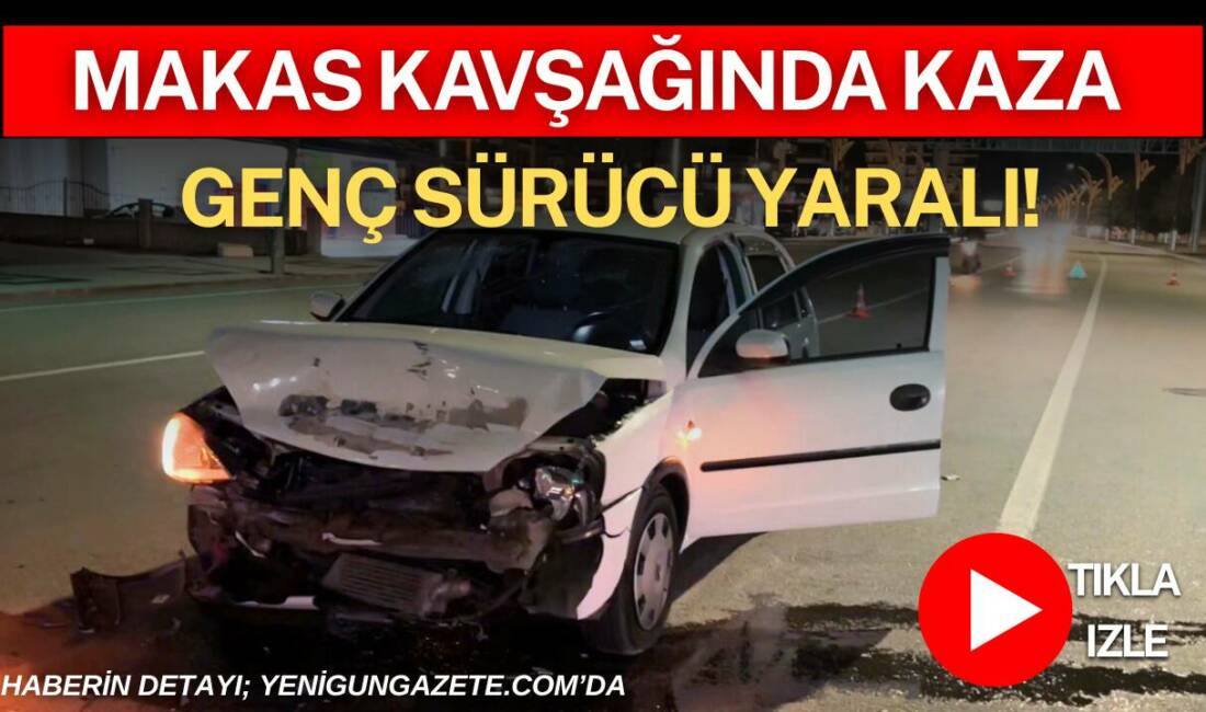 Aksaray Hacılar Harmanı mahallesinde iki otomobilin çarpışması sonucu 20 yaşındaki