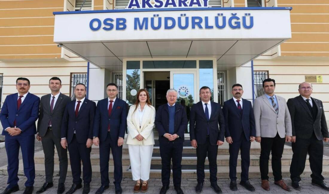 Aksaray Valisi Murat Duru, OSB’de incelemelerde bulunarak üretim, istihdam ve