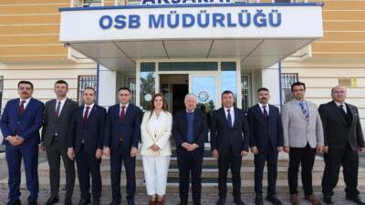 Aksaray Valisi Murat Duru, OSB’de incelemelerde bulunarak üretim, istihdam ve