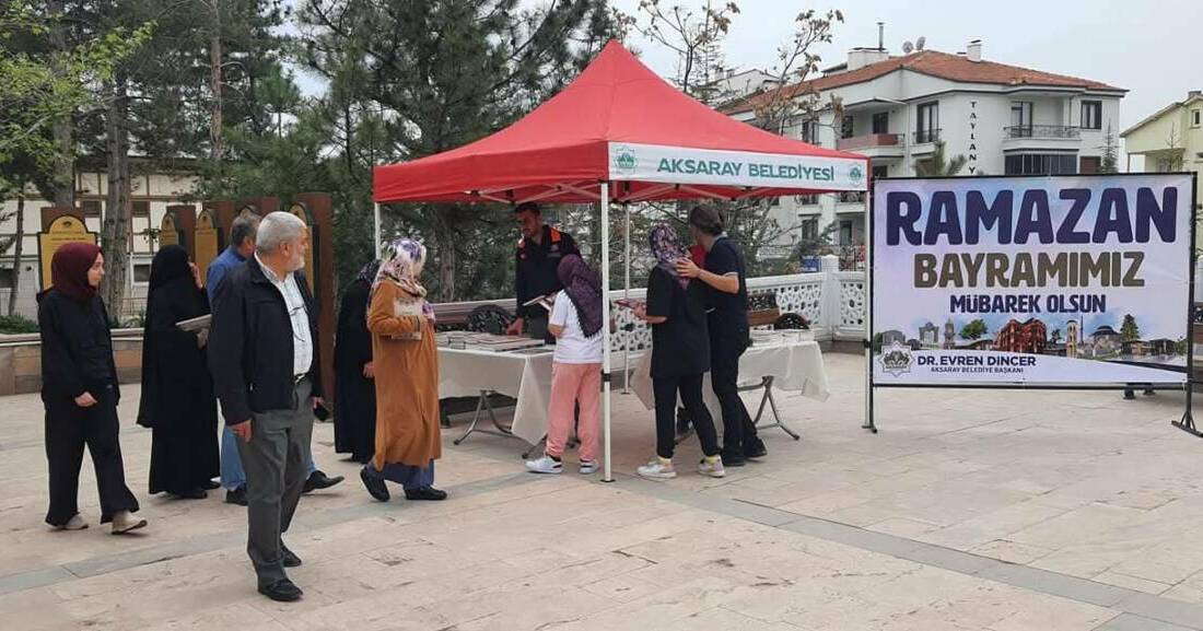 Aksaray Belediyesi, Ramazan Bayramı arefesinde kabristan ziyareti yapacak vatandaşlar için