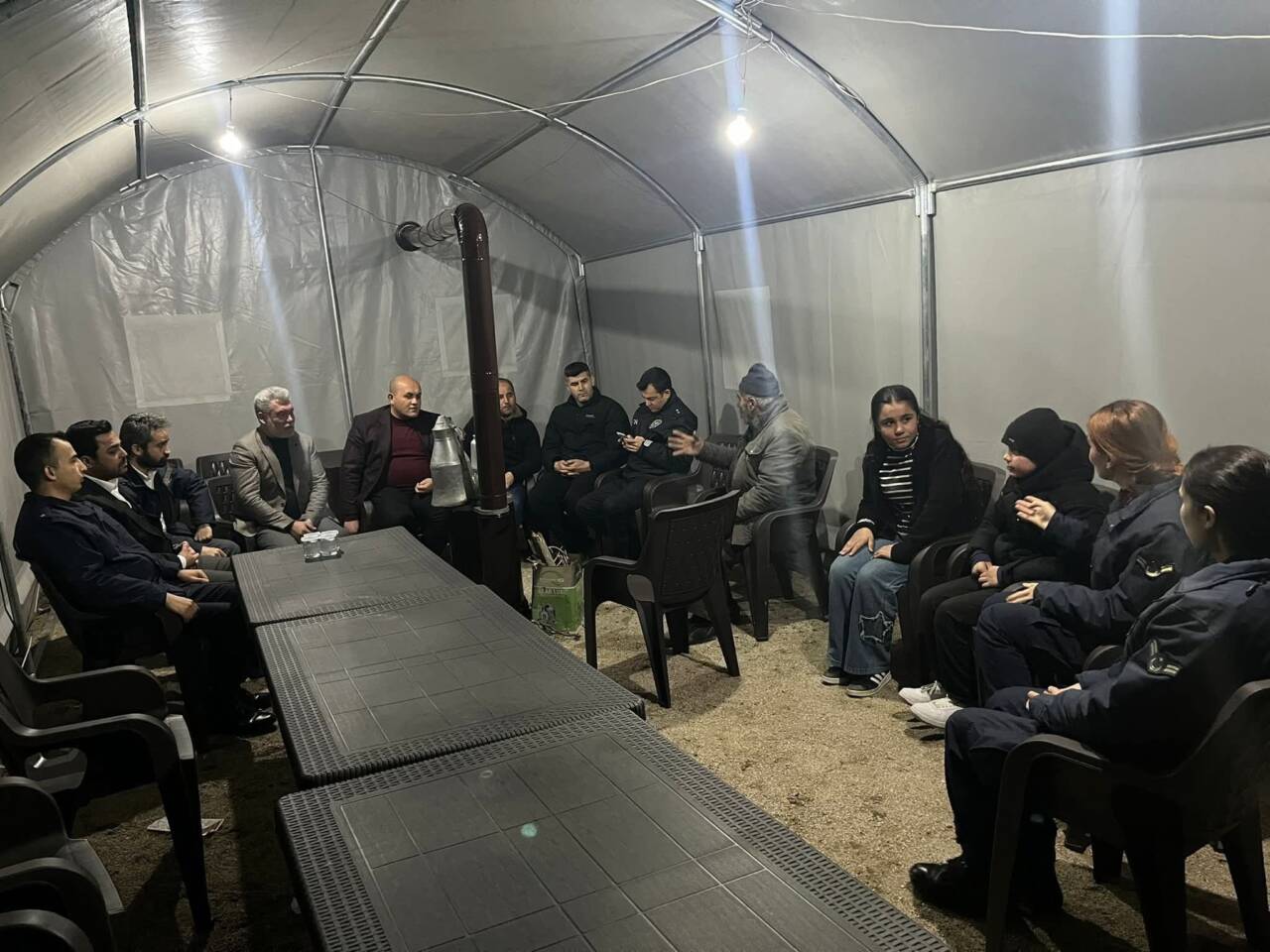 Ağaçören Kaymakamı Metin Korkmaz ve ilçe protokolü, Ramazan ayı kapsamında