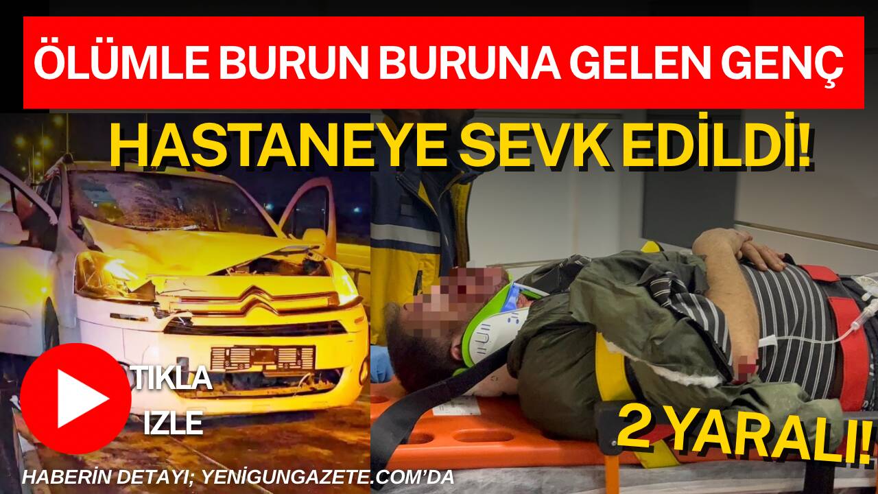 Aksaray–Konya karayolu Sultanhanı mevkiinde otomobilin çarptığı 27 yaşındaki yaya ağır