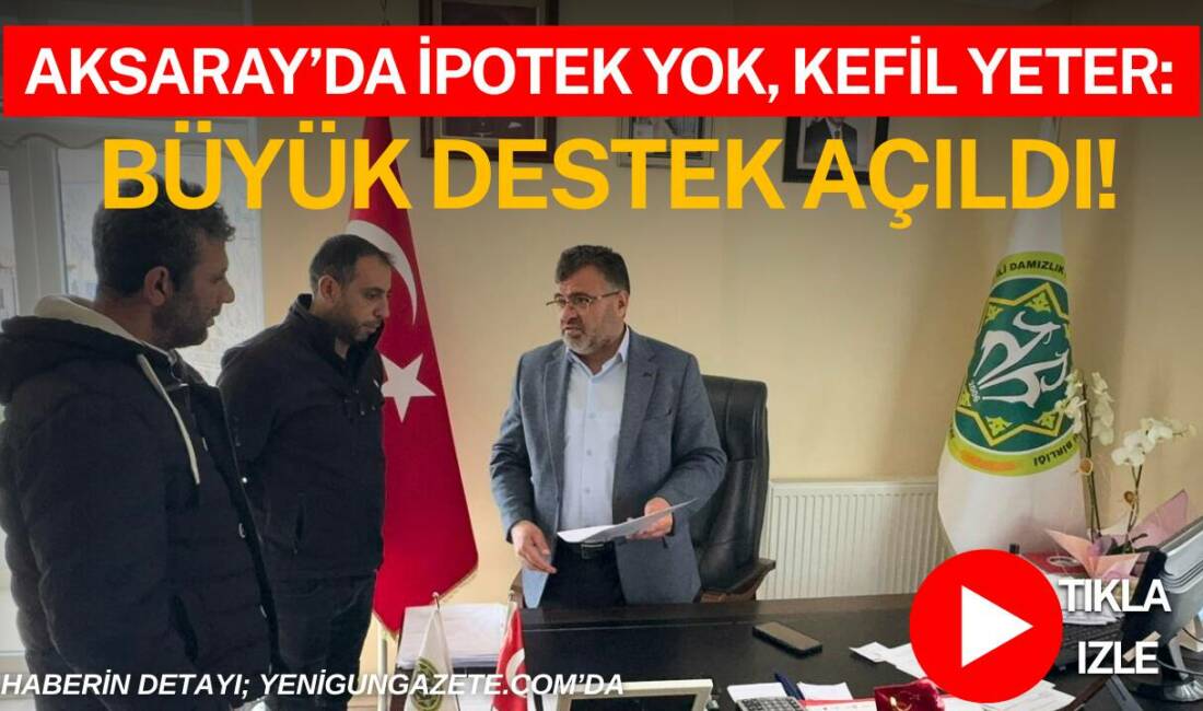 Aksaray’da küçükbaş hayvancılığı yaygınlaştırmayı amaçlayan “Köyünde Yaşamak İçin Bir Sürü