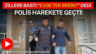 Aksaray’da Paşacık Mahallesi 1649 Sokak’ta bir kişinin apartmana girerek dairelerin