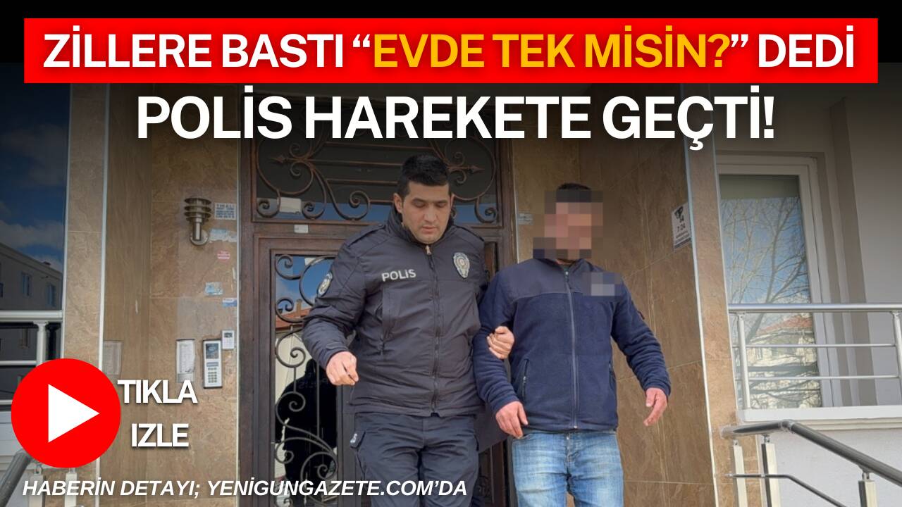 Aksaray’da Paşacık Mahallesi 1649 Sokak’ta bir kişinin apartmana girerek dairelerin