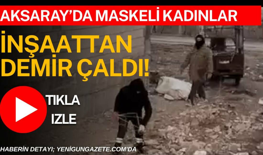 Aksaray Nevşehir yolu kavşağı üzerinde sabah saatlerinde gerçekleşen hırsızlık, vatandaşın