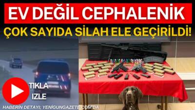 Aksaray’ın Ağaçören ilçesinde jandarma ekiplerinin düzenlediği operasyonda çok sayıda ruhsatsız