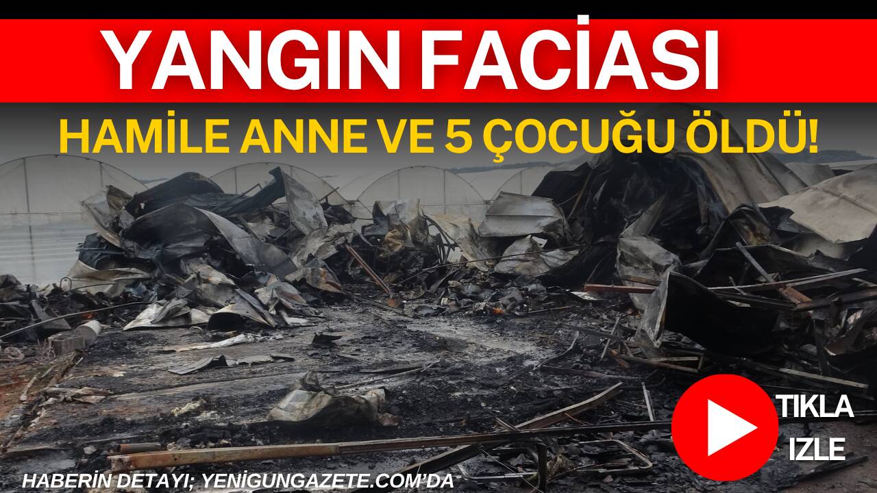 Antalya'nın Kepez ilçesinde gece saatlerinde çıkan yangında, yabancı uyruklu aynı