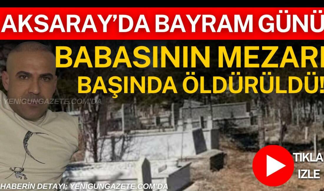 Ortaköy’e bağlı Oğuzlar Köyü’nde bayramın ilk günü mezarlıkta düzenlenen silahlı