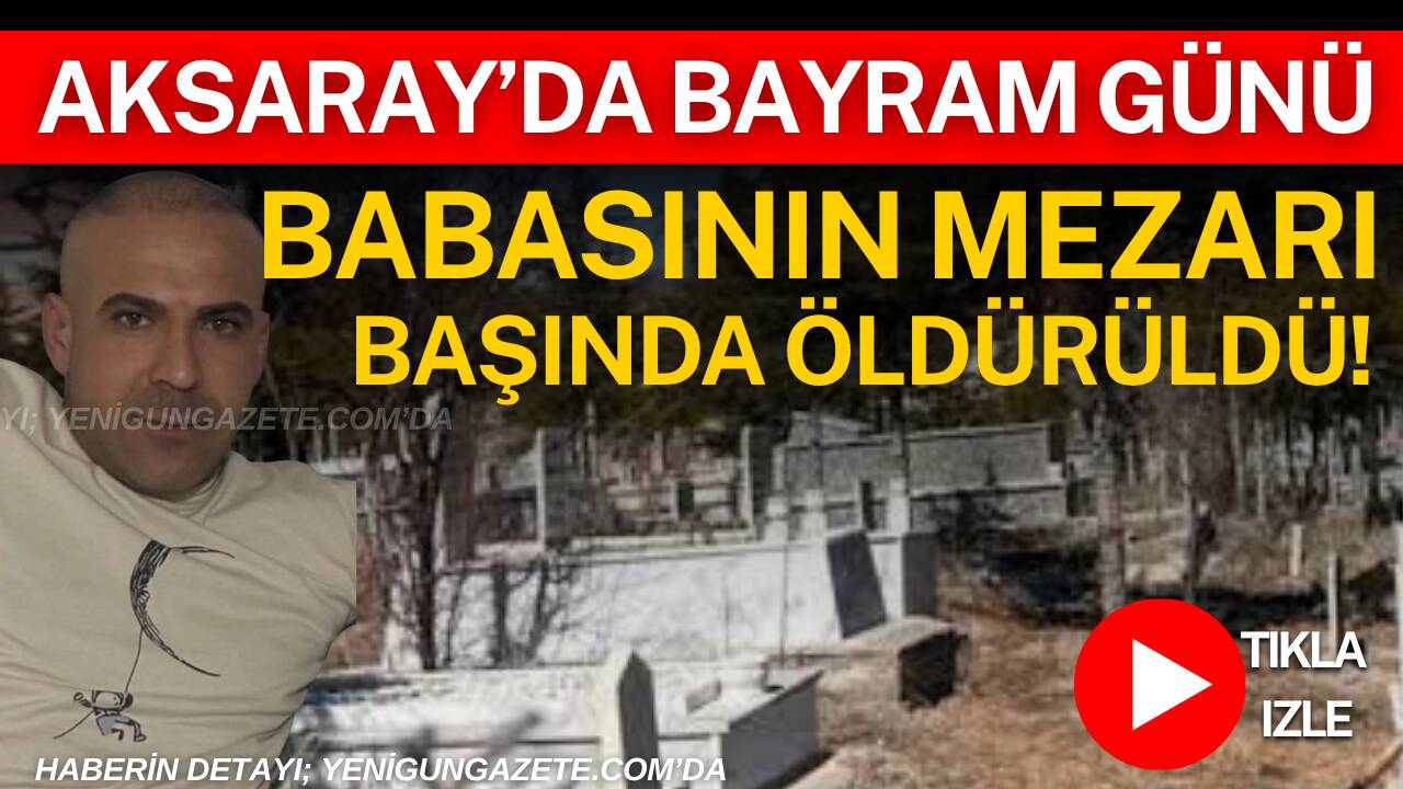 Ortaköy’e bağlı Oğuzlar Köyü’nde bayramın ilk günü mezarlıkta düzenlenen silahlı