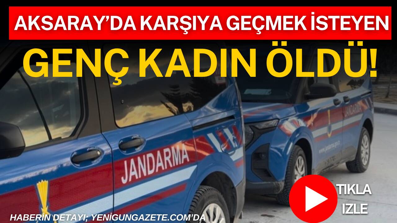 Aksaray’da Niğde-Ankara otoyolu Gülağaç ile Derinkuyu mevkiinde yolun karşısına geçmek