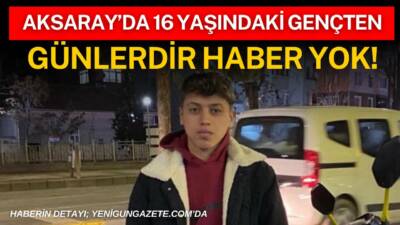 Aksaray Mehmet Akif Ersoy Mahallesi’nde yaşayan 16 yaşındaki Emin Gökçe’den