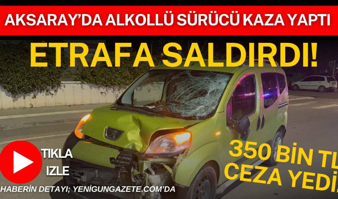Aksaray’da otomobil ile motosikletin çarpıştığı kazada 2 çocuk ağır yaralandı;