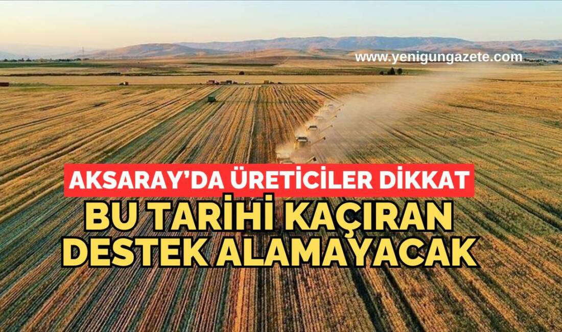 Tarım ve Orman İl Müdürlüğü, hayvancılık destek başvurularının yapılacağı tarihi