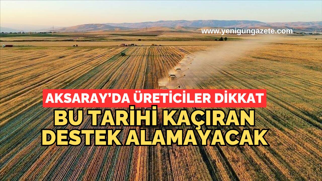 Tarım ve Orman İl Müdürlüğü, hayvancılık destek başvurularının yapılacağı tarihi
