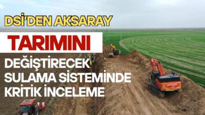 DSİ üst düzey yöneticileri ve teknik heyet, Uluırmak Barajı sulama