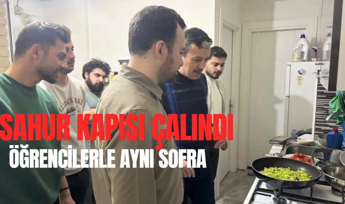 Sahur vakti çalan kapıyla şaşıran üniversite öğrencileri, karşılarında AK Parti