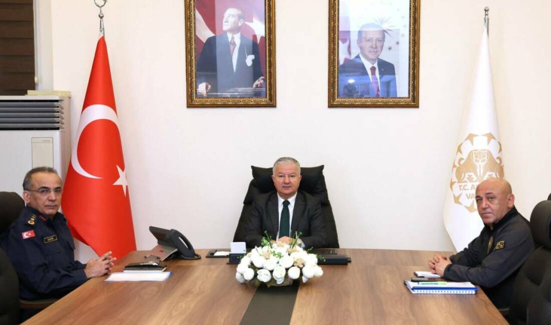 Aksaray Valisi Murat Duru, İçişleri Bakanı Mustafa Çiftçi başkanlığında video