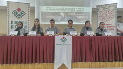 Aksaray İl Milli Eğitim Müdürlüğü koordinesinde yürütülen Anadolu Mektebi çalışmaları