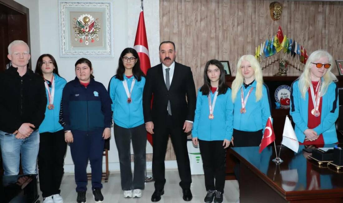 Aksaray’da görme engelli sporcular, Mersin’de düzenlenen Türkiye Para Atletizm Şampiyonası’nda