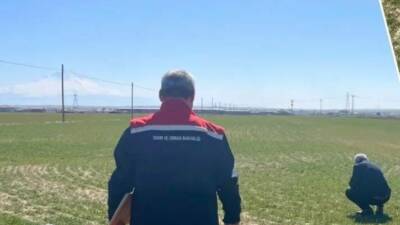 Aksaray’da hububat üretim alanlarında hastalık ve zararlılara karşı kontroller sürüyor.