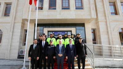 Vali Murat Duru, Ortaköy ilçesinde jandarma ve emniyet birimlerini ziyaret