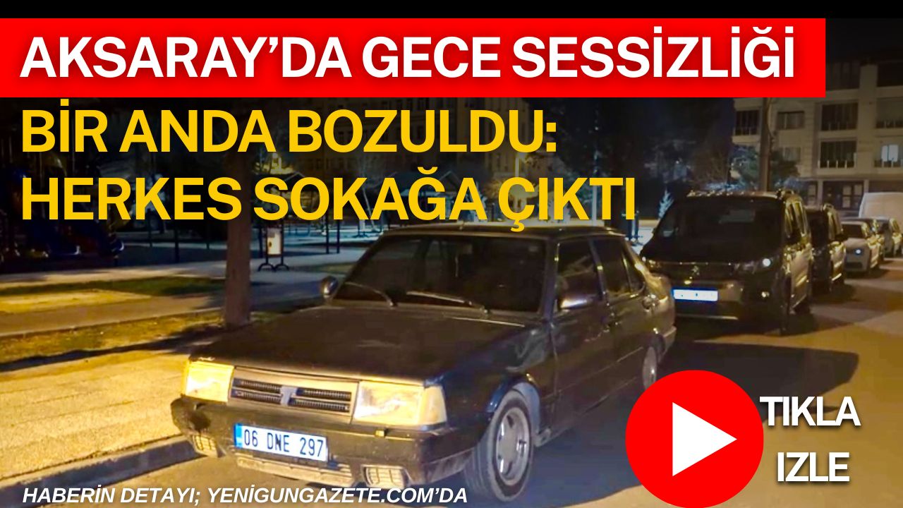 Küçük Bölcek Mahallesi’nde park halindeki bir aracın kornasının gece yarısı