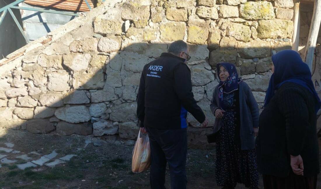 AKDER, Ramazan ayında 50 köyde 300 aileye toplam 500 bin