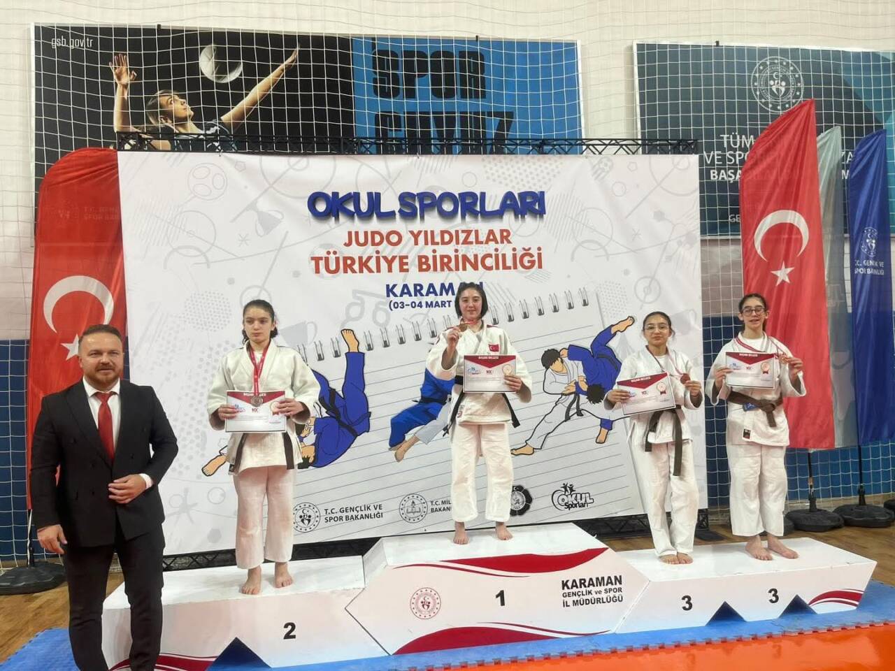 Okul Sporları Faaliyet Programı kapsamında 3-4 Mart tarihlerinde Karaman’da düzenlenen