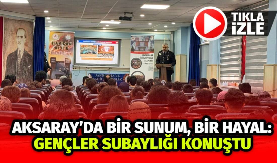Jandarma ve Sahil Güvenlik Akademisi yetkilileri, Aksaray Hazım Kulak Anadolu