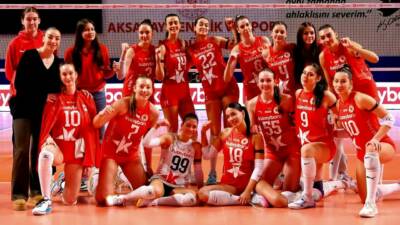 Türkiye Voleybol Federasyonu Kadınlar 1. Lig B Grubu’nda mücadele eden