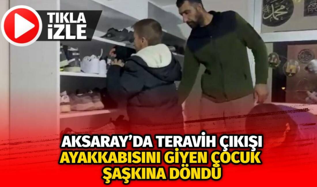 Aksaray’ın Eskil ilçesinde AK Parti Gençlik Kolları üyeleri, teravih namazına