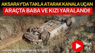 Aksaray’da Sağlık kasabasından şehir merkezi istikametine seyir halinde olan bir