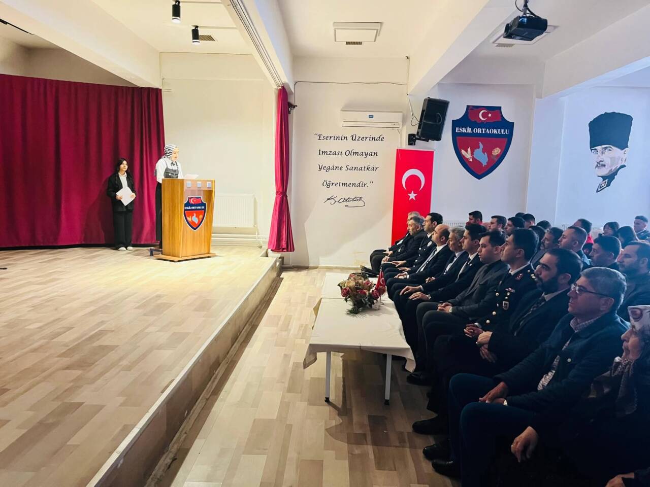 Eskil’de 18 Mart Çanakkale Zaferi ve Şehitleri Anma Günü kapsamında