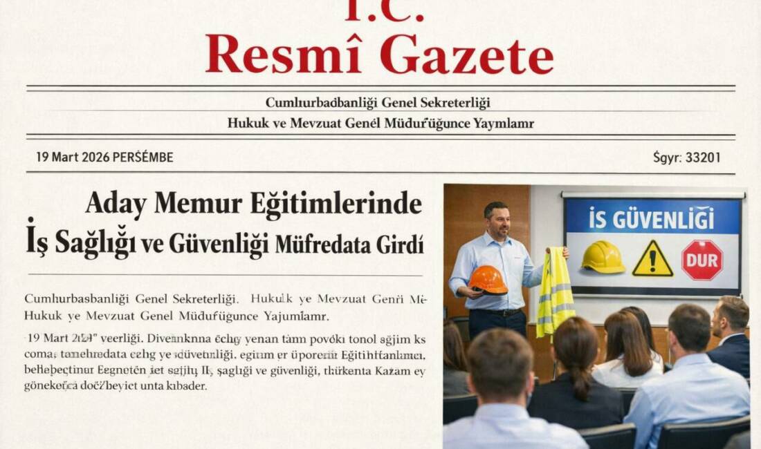 19 Mart 2026 tarihli Resmî Gazete’de yayımlanan karar ile aday