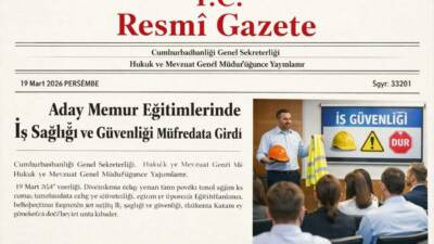 19 Mart 2026 tarihli Resmî Gazete’de yayımlanan karar ile aday