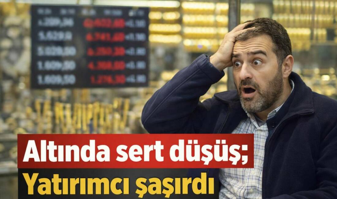 Bayram sonrası altın piyasasında yaşanan hızlı düşüşle gram ve ons