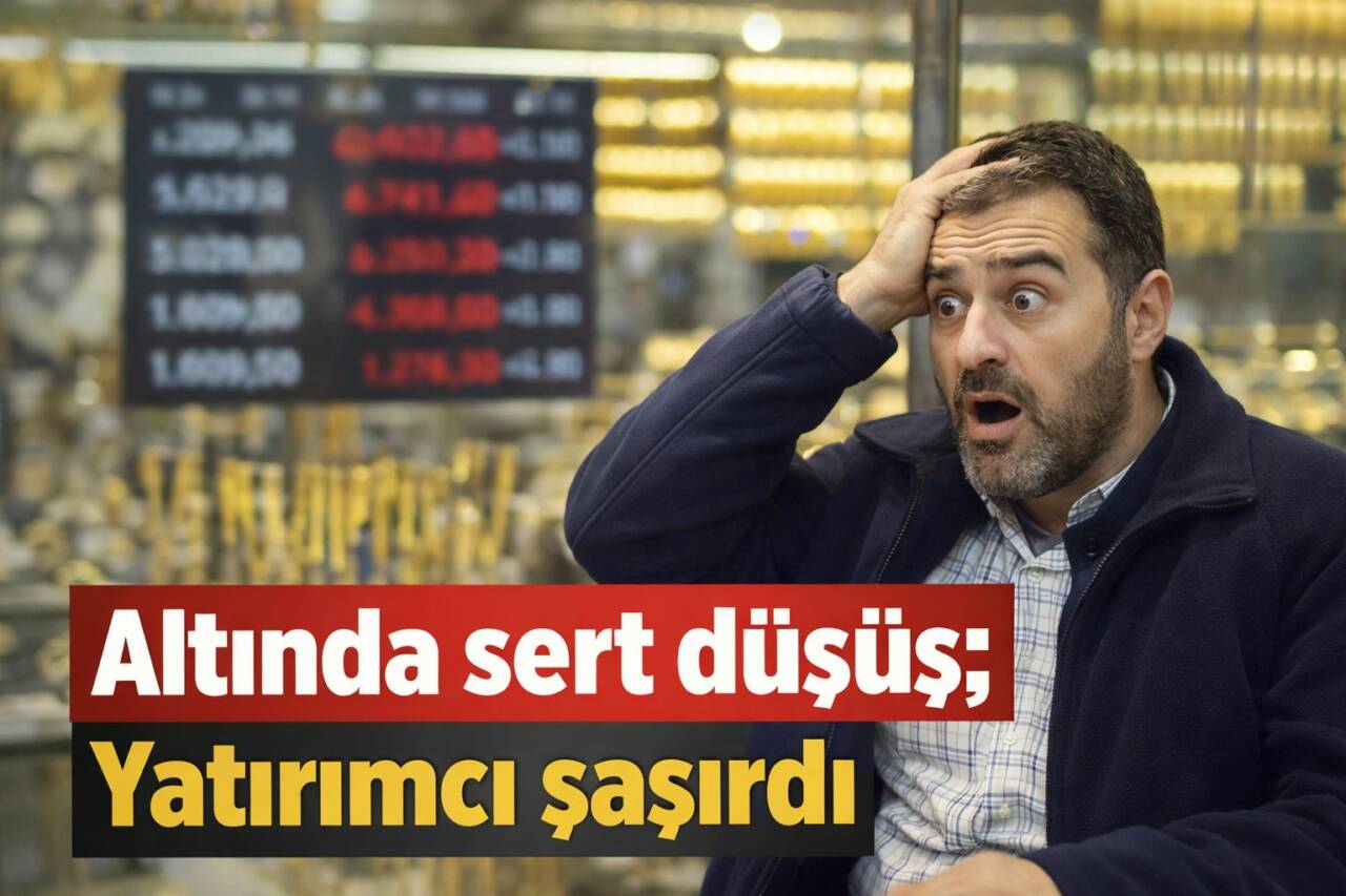 Bayram sonrası altın piyasasında yaşanan hızlı düşüşle gram ve ons