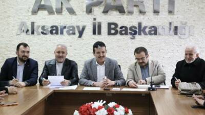 AK Parti Aksaray İl Teşkilatı’nın haftalık olağan İl Yürütme Kurulu