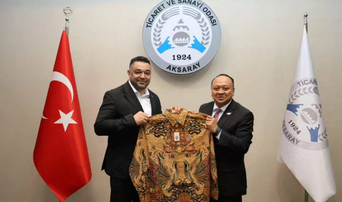 Aksaray, uluslararası temaslarını güçlendirmeye devam ediyor. Endonezya Büyükelçisi Achmad Rizal