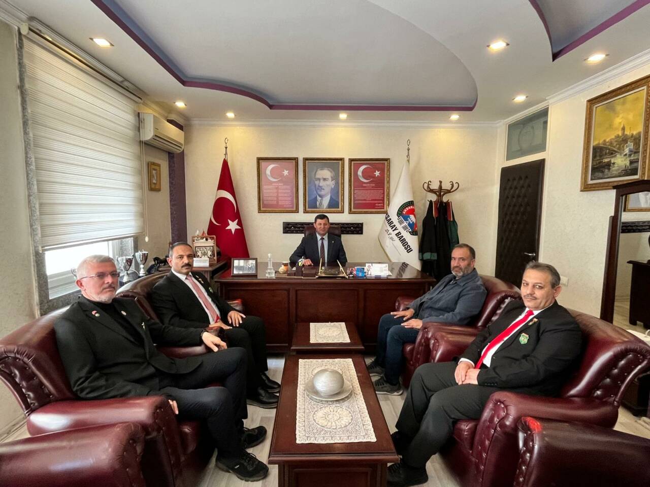 Aksaray’da anlamlı bir ziyaret gerçekleştirildi. Türkiye Harp Malulü Gaziler Şehit