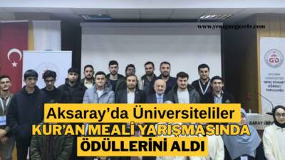 Aksaray Üniversitesi öğrencilerine yönelik düzenlenen “Kur’an-ı Kerim Meali ve Sahabi