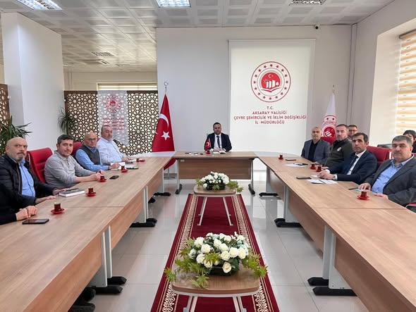 Aksaray’da çevre ve şehircilik alanındaki çalışmaların daha etkin yürütülmesi amacıyla