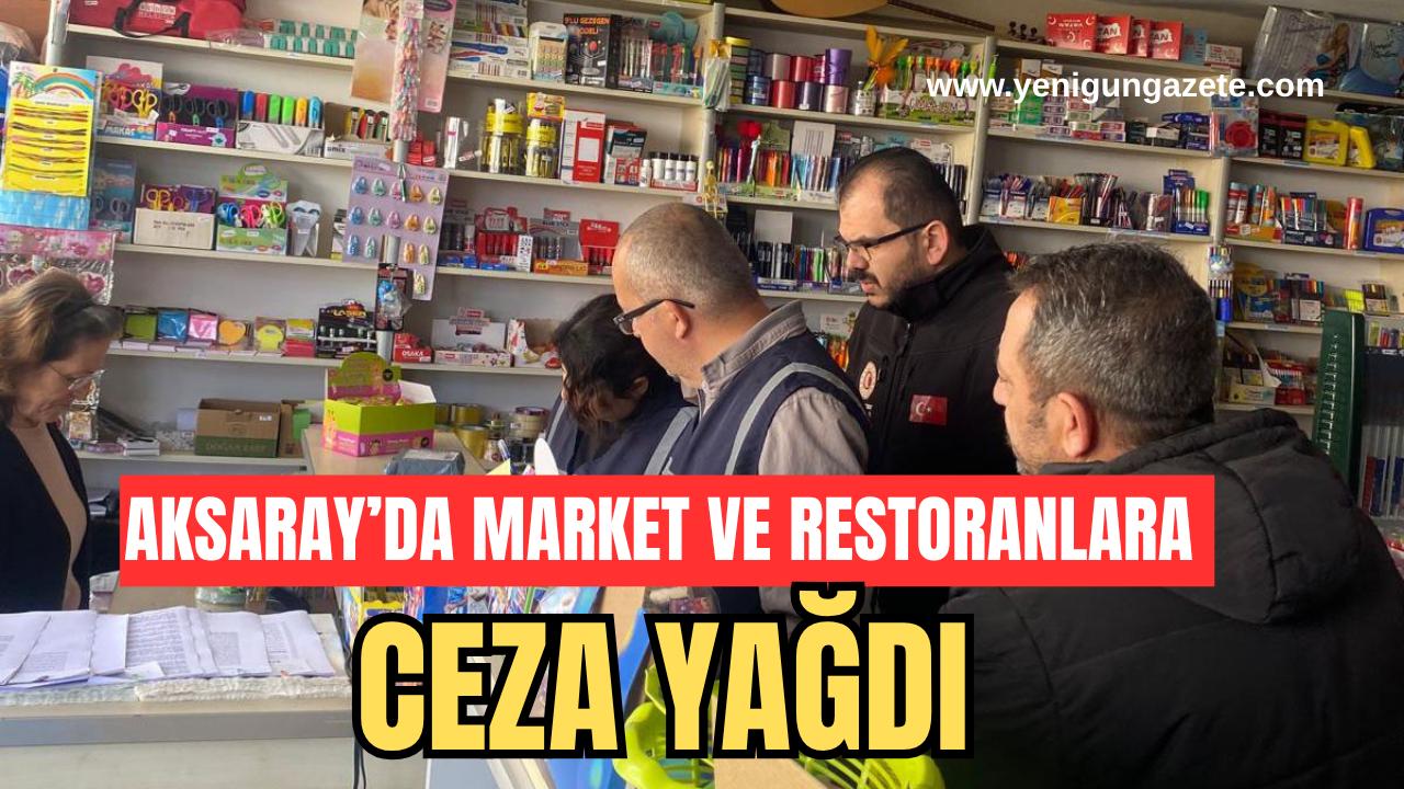 Mart ayı boyunca yapılan denetimlerde binlerce ürün incelendi, aykırılık tespit