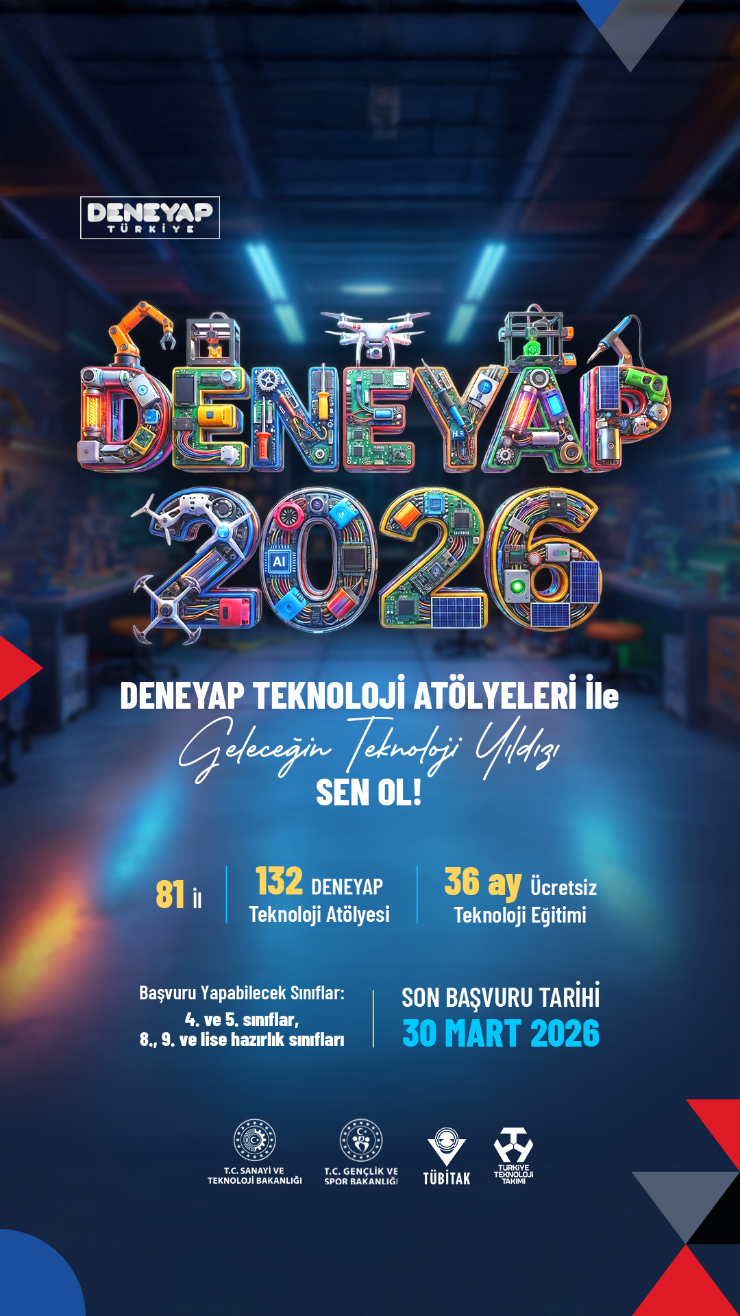 Türkiye’nin Milli Teknoloji Hamlesi vizyonuyla şekillenen ve T.C. Sanayi ve