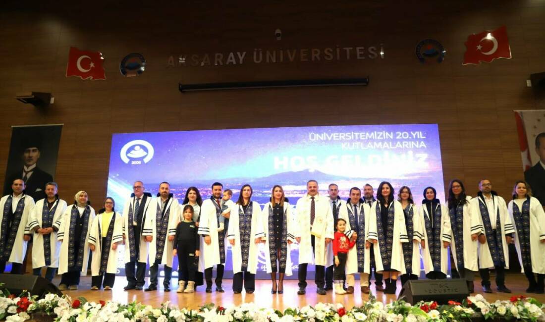 Aksaray Üniversitesinde akademik ünvanda yükselen 102 öğretim üyesi için “Cübbe