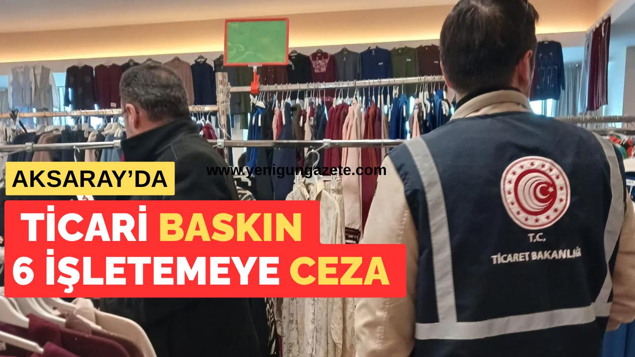 AVM’de düzenlenen tekstil organizasyonunda izinleri eksik 6 işletmeye ceza uygulanırken,