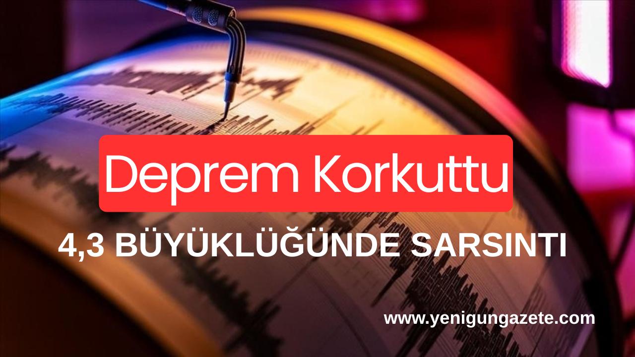 Saat 17.52’de meydana gelen deprem kent genelinde hissedildi; ilk belirlemelere